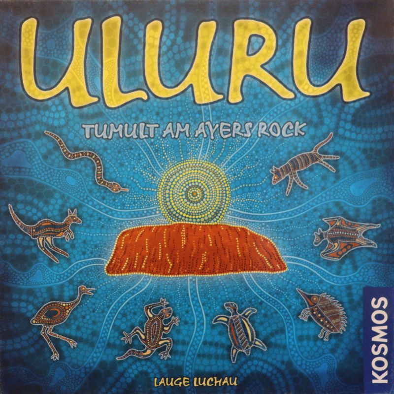 Uluru – Tumult am Ayers Rock Cover des Brettspiels 'Uluru – Tumult am Ayers Rock'